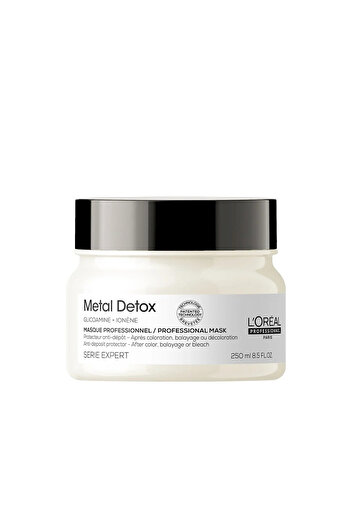 L'oreal Professionnel Serie Expert Metal Detox Glycoamine + Ionene Hair Tx Cr. Mask - 250 ml