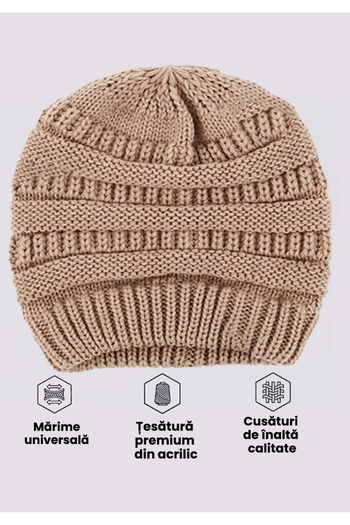 Echo Soul Warm knitted winter hat for women, Echo Soul®