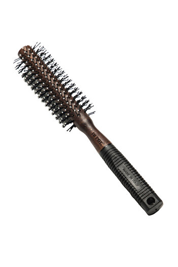 DEPOT Accessories No. 724 Round Hair Brush Black/Brown Size S For Styling