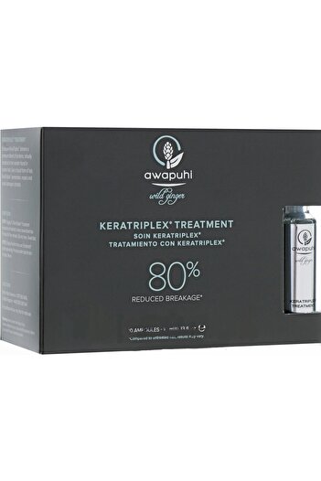 AWAPUHI WILD GINGER Set By Paul Mitchell Keratriplex Hair Tx Lotion Mask Anti – Brk. – 10 ml