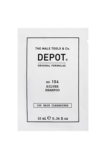 DEPOT 100 Hair Cleansing No. 104 Botanical Complex Shampoo For Neutralisation Of Yellow – 10 ml