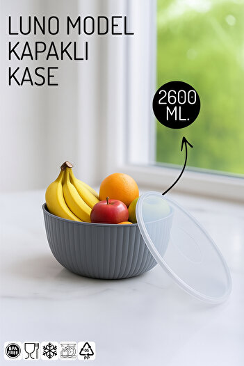 Nandy Home Luno Model 2600ml. Bowl - Multi-Purpose Storage Container