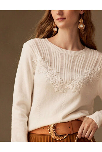 SHEIN MOTF sweater, white