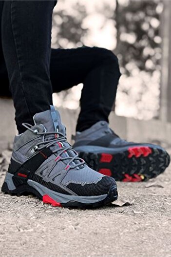 Konfores 2222-Forza Anatomical Non-Slip Sole Soft Shell Outdoor Trekking Men's Lace-Up Sports Boots