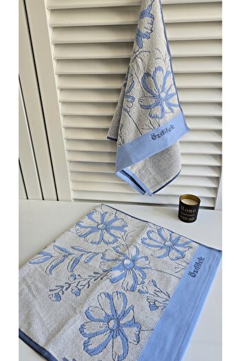 Özdilek 2 Cotton Towels for Hands and Face