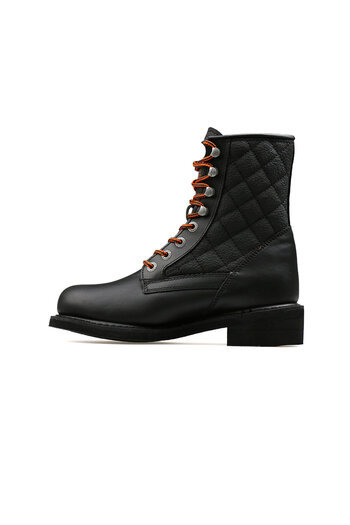 Harley Davidson Black Women's Boots 025G100078-Black-Leather