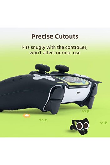GeekShare Cute PS5 Controller Skin Anti-Slip Silicone Skin Protective Cover Case for PS5 Wireless Co