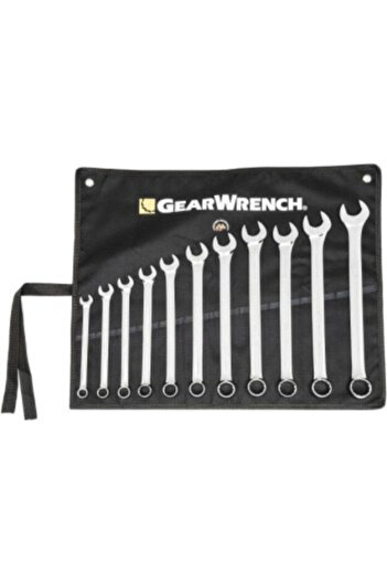 GearWrench 11-Piece 12-Point Long Pattern Combination Metric Wrench Set