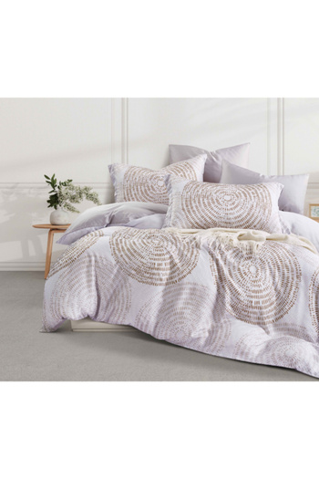 REVE 6-Piece Circle Printed King Microfiber Comforter Set