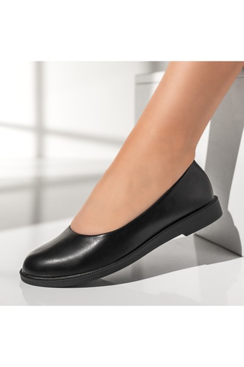 BMoD Black women's ballet flats with a low sole MOD11011