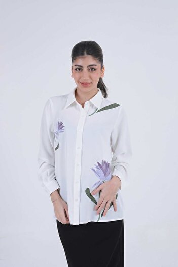 Nichii Floral Long-Sleeve Shirt