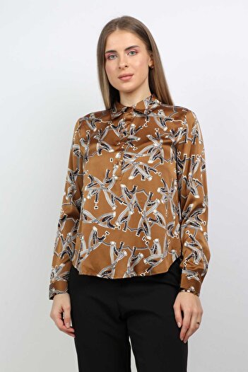 Nichii Soft Printed Long-Sleeve Shirt