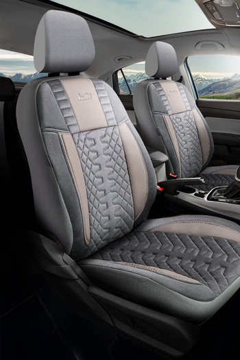 BUTTİ Forza Series Taytuyu Fabric Premium Car Seat Cover |   Supported, Front and Rear Full Set