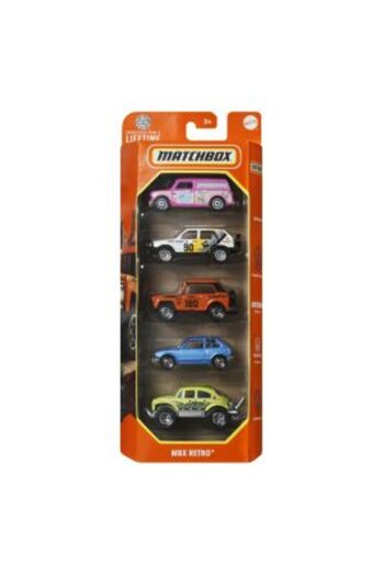 Matchbox SET 5 MASINUTE METALICE MBX RETRO SCARA 1:64