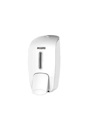 Danube Home Milano Manual Push Soap Dispenser | Stylish & Durable | 119x106x245mm | Easy Install