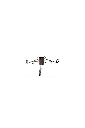 Perfect Home Brown metal Christmas tree stand, diameter 9 cm, length 47 cm,