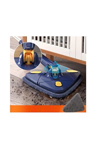 stuffix Mop Cu Cap Triunghiular Reglabil, Rotire 360°
