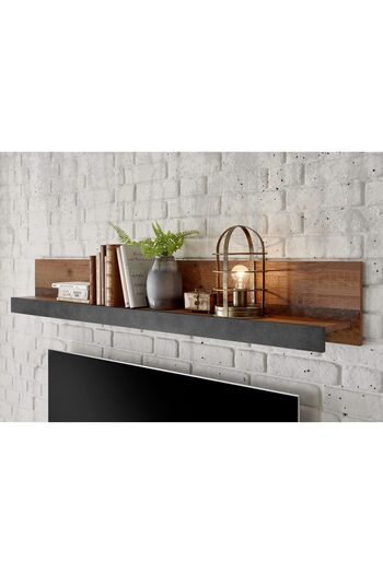 LUNA HOME »BROOKLYN« wall shelf with antique look, 153 cm long