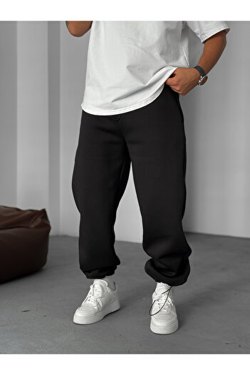 BYBASICMAN Black Stoper Leggings with Raised Waistband Yp-4004