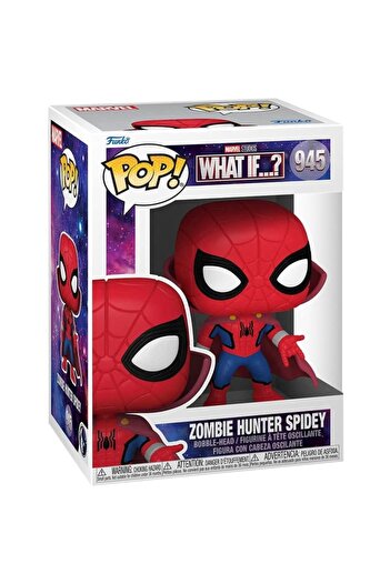 Funko Figurine Marvel What If...? POP! TV Vinyl Zombie Hunter Spidey, 9 cm