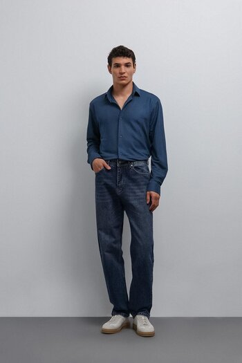 Antioch Indigo Relax Fit Men's Shirt
