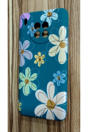 Newon Huawei Nova 8I Daisy Flower Printed Inside Velvet Premium Silicone Phone Case