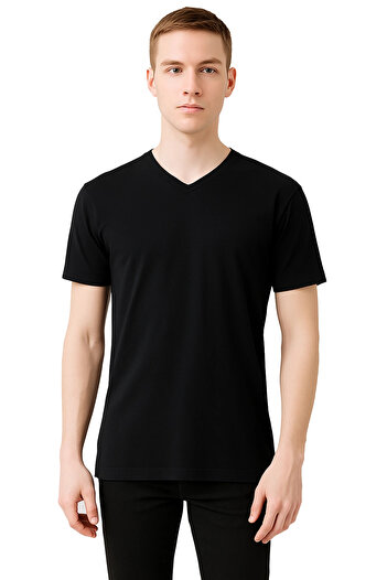 Kardelen Safe@Work V-Neck Short Sleeve Work T-Shirt – Comfortable, Breathable, and Multi-Color Options