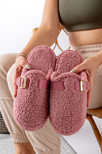 StWenn Fluffy Figured Slippers Women's Home Socks Do Not Make Sound Light Soft Sole