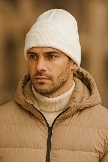 sf collection Unisex Basic Foldable Knitwear Beanie