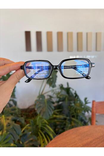 funeyes Square Black Rectangular Trend Miux Screen Reading Glasses Unisex 2025 Season