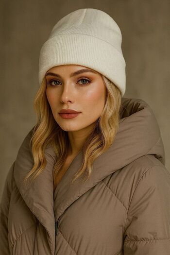 sf collection Unisex Basic Foldable Knitwear Beanie