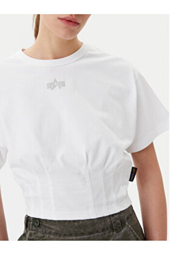 Alpha Industries Γυναικείο T-Shirt 148070 Λευκό