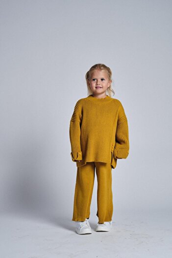 MiaBaby Knitwear Casual Two-Piece Set