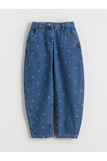 LC Waikiki Indigo Balloon Fit Girl's Jean Pants