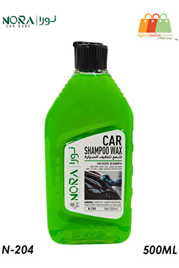 Generic NORA Car Shampoo Wax 500ml – Dual Action Wash & Wax, Easy to Use Car Cleaner