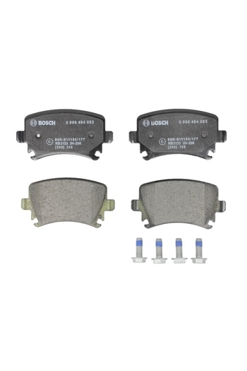 Bosch Brake pad set, rear, Audi TT, 8J3,