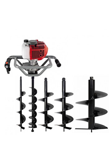 DDT Earth auger, 6 HP with 100/150/200/250/300 x 800 mm auger