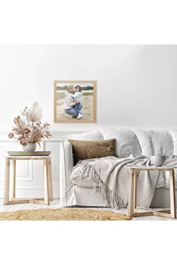 POLO SHOP Pine wood photo frame, 28.5 x 28.5 cm