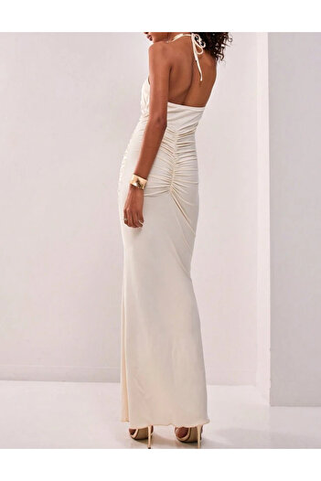 SHEIN MUSERA maxi dress, cream