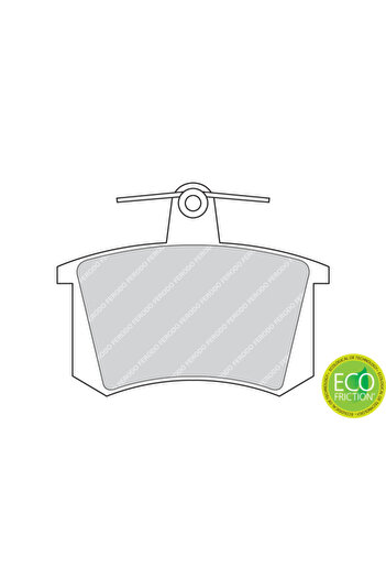 FERODO Brake pad set, rear, Fiat Tipo,