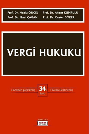 Turhan Kitabevi Vergi Hukuku Prof. Dr. Mualla Öncel
