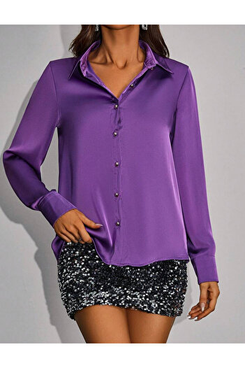 SHEIN shirt, purple
