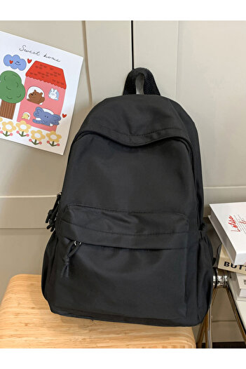 Take Two By Styli Solid Zip Closure Backpack