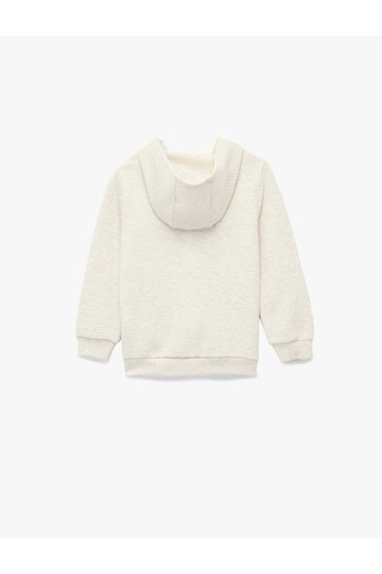 Koton Beige Baby Girl Sweatshirt 6Wmg10094Ak