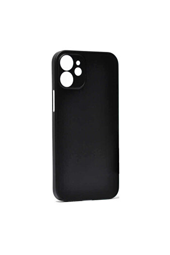 zore iPhone 12 Compatible Shrp 1St Quality Pp Silicone-Black