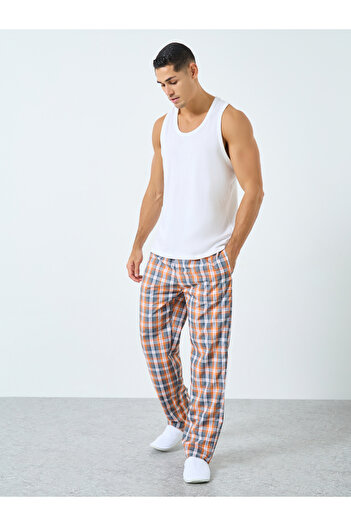Styli Multi Checkered Cotton Pyjama