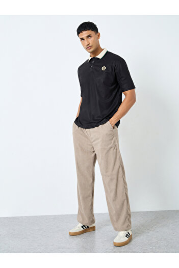 Styli Men Straight Fit Corduroy Pants
