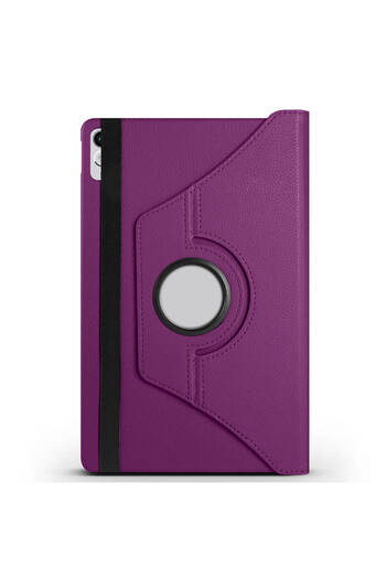 zore Lenovo Tab P11 11.5 (2Nd Generation) Tb350Uf Compatible Shrp Rotatable Stand Case-Purple