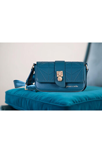 Pierre Cardin Shoulder Bag, Pierre Cardin, -Leather Yila02 16774, Green, 20x11x4