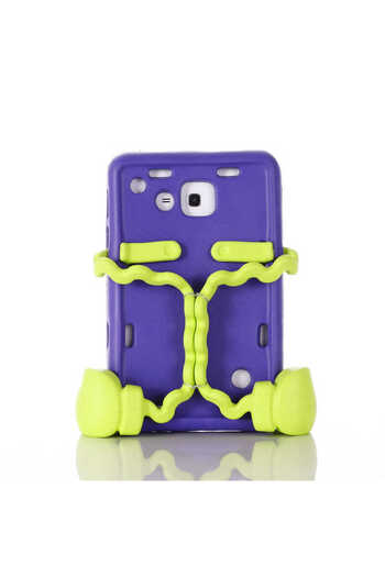 zore Galaxy Tab 3 Lite 7.0 T110 Shrp Eva Boxer Tablet Silicone Case - Purple Compatible